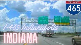 I-465 East-  Indianapolis to Carmel - Indiana- - Highway Drive