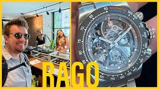 Visiting Hotel 1 in NYC and checking some watches from RAGO Auction