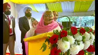 67th World Sikh Education Conference, speech by Dr. Inderjit Kaur Ji