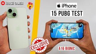iPhone 15 Pubg Test, Heating and Battery Test | Gaming Beast 