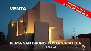 Casa de Lujo Frente al Mar en San Bruno Yucatán, en Venta