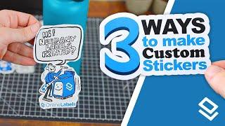 How to Make Stickers! (print stickers at home) ️️ | OnlineLabels