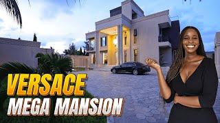 Inside a Luxurious Versace $XX,XXX,XXX Modern Mega Mansion with an underground Movie theatre #home