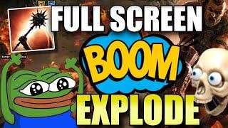 FULL SCREEN EXPLOSIONS ON THIS "SECRET" TITAN BUILD ( STREAM HIGHLIGHT #001 )