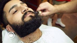 Square Beard Trim at the Barbershop