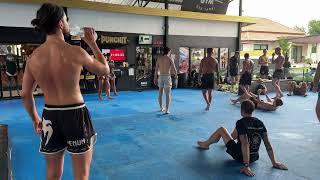 Raw full sesion of training Punch It Gym Ko Samui Thailand Muay Thai