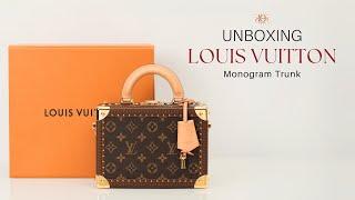 Unboxing the Iconic Louis Vuitton Monogram Trunk: A Timeless Treasure | Confidential Couture #shorts