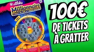 Je GRATTE 100€ De MILLIONNAIRE  GROS GAIN ?! 