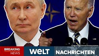 WASHINGTON: NATO-Gipfel! Alle Blicke auf US-Präsident Joe Biden! Klare Ansage an Putin! I LIVESTREAM