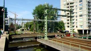 Brugopening Spoorbrug Galgewater Draaibrug/ Swingbridge Leiden