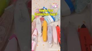 How to Use Correction Tape? #shorts