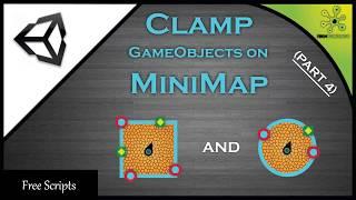 Unity3D - Clamp Objects on Minimap Edges/Boundary | Restrict Minimap Objects | Free Scripts | Part 4