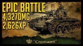 ► World of Tanks Epic Battle #2 | Cromwell tier 6 medium tank - 2,626xp, hardcore carry with 8 kills