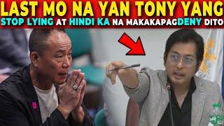  LAST MO na yan TONY YANG - CONG. FERNANDEZ | Jevara PH