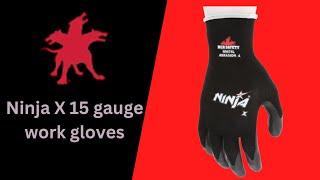 MCR Safety Ninja X 15 Gauge gloves