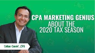 CPA Marketing Genius about the 2020 Tax Season