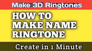 HOW TO MAKE NAME RINGTONE || अपना नाम का रिंगटोन बनाए || TECHMIND MITHU