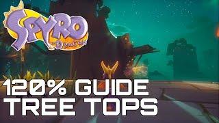 Spyro The Dragon (Reignited) 120% Guide TREE TOPS (ALL GEMS, EGGS, DRAGONS...)