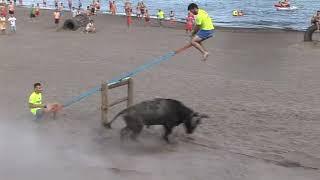 Bull Fight In Beach _ Tourada Areal da Praia 2017 com Marradas e Cenas Engraçadas