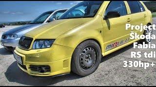 #DRAGRACE PROJECT ŠKODA FABIA RS TDI 330HP+ #TURBO2566 #TEST@ACCELERATION #SOUNDEXHAUST TDI|VORY TDI