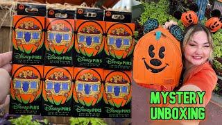 NEW Halloween Villains Mystery Disney Pin Unboxing + Pin Trading in Magic Kingdom