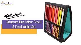 Mont Marte Signature Duo Colour Pencils with Easel Wallet - Art Shed