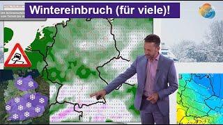 Wintereinbruch mit Schnee & Glätte für viele, dann lange trocken. Wettervorhersage 13.-24.02.2025.