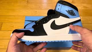 UNBOXING "UNC Toe" Air Jordan 1 Retro High OG - Would Have Been a $300 Sneaker in 2020 #lowheat