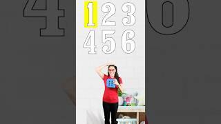 Learning Numbers for Kids | Roll the dice and pat your head six times #shorts #kidslearning