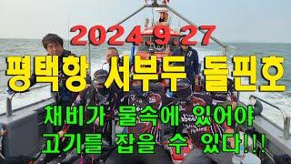 2024.9.27 평택항 돌핀호 쭈꾸미낚시팀어부바채비가 물속에 있어야 고기를 잡을 수 있다!!!