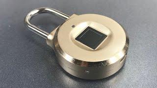[699] Uervoton Fingerprint Padlock Opened With a Screwdriver!!!