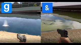 s&box vs Gmod - water comparison