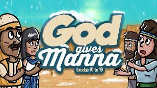 God gives manna  | Animated Bible Stories | My First Bible | 24