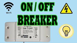 BARDI ON/OFF BREAKER / BARDI SMART BREAKER ( turn on/off electrical device with wifi  mobile phone )