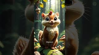 Woodland Wonders:  Adorable Forest Animals ️ #cute #animals #disney #ai #forest