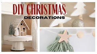 DIY Christmas Decorations ~ Simple Christmas Decor 2021 ~ Neutral Christmas Decorations