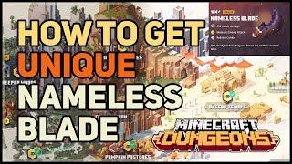 How to get Nameless Blade Unique Cutlass Minecraft Dungeons