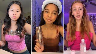 GRWM  ( get ready with me ) Makeup storytime - TikTok compilation ️(skincare, makeup, outfits) 212