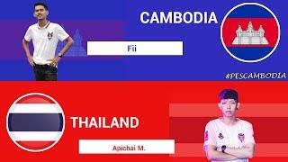 Cambodia vs Thailand - Fii vs Apichai M - International Friendly Match PES 2021 MOBILE - MATCH1