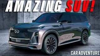 New 2024 Infiniti QX80 - Redesigned Japanese Full-size Luxury SUV Firstlook | CAR ADVENTURE !!