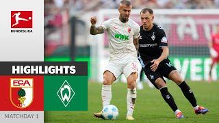 Intense Draw in Augsburg! | FC Augsburg - Werder Bremen 2-2 | Highlights | Matchday 1 – Bundesliga