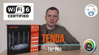 Test of Tenda TX2 Pro Router with Wi-Fi 6 ( Wi-Fi AX )