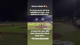 PJ’s First Collegiate Hit for the University of Maryland! Go Terps! 2/15/2025