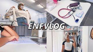 ENFVLOG | rotina de uma estudante de enfermagem, monitoria, aula presencial e shopping