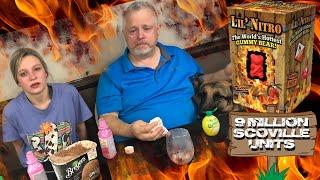 World's HOTTEST Gummy Bear Challenge LIL Nitro GONE WRONG - FUNNY  Paqui One Chip Challenge is next!