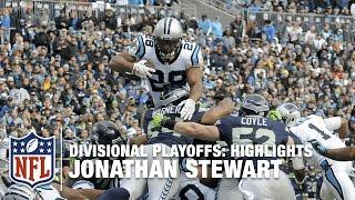 Jonathan Stewart Highlights (Divisional Playoffs) | Seahawks vs. Panthers | NFL