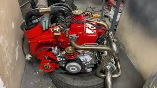 Motor Engine Motore Fiat 500 F L R N D Abarth Giannini Stage 2 D‘Angelo Exhaust By Teilezentrale.de