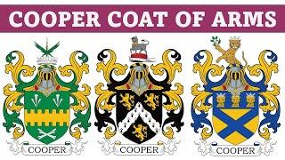 Cooper Coat of Arms & Family Crest - Symbols, Bearers, History