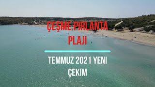 çeşme pırlanta plajı alman tatil köyü german resort drone çekimi