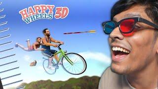 i played Happy Wheels in 3D 